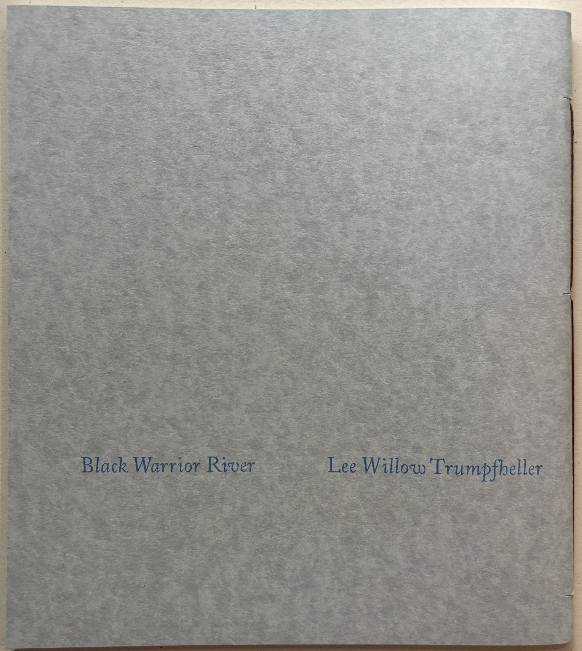 Black Warrior River — Lee Willow Trumpfheller