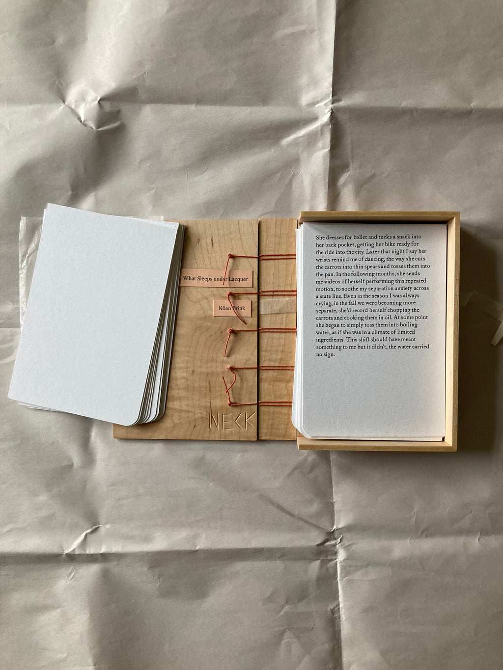 What Sleeps under Lacquer — Kōan Brink