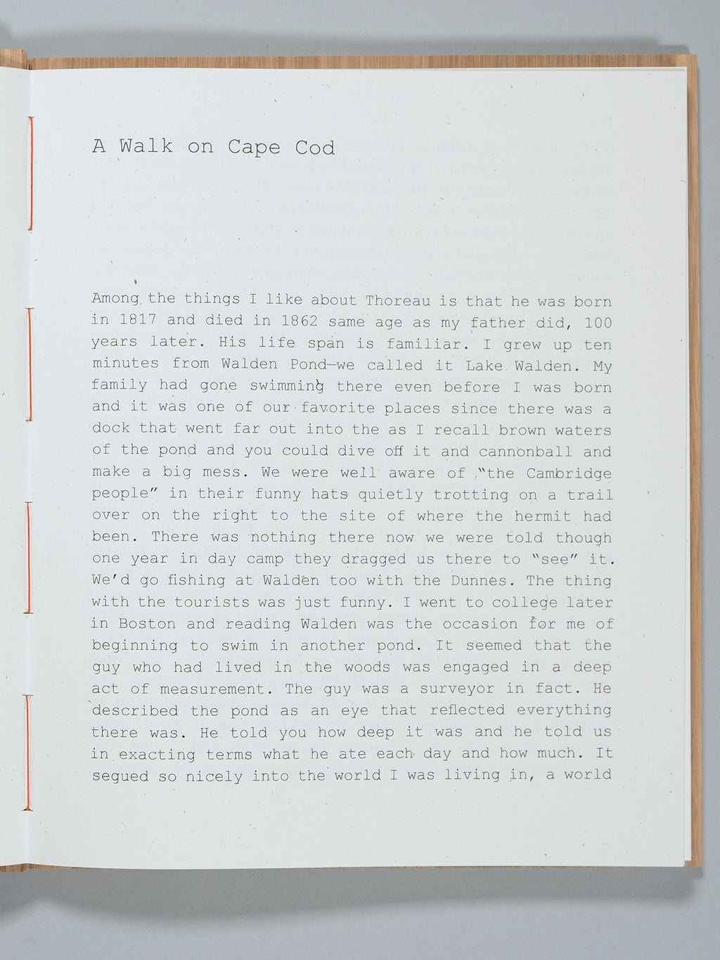 A Walk on Cape Cod — Eileen Myles & Cole Barash